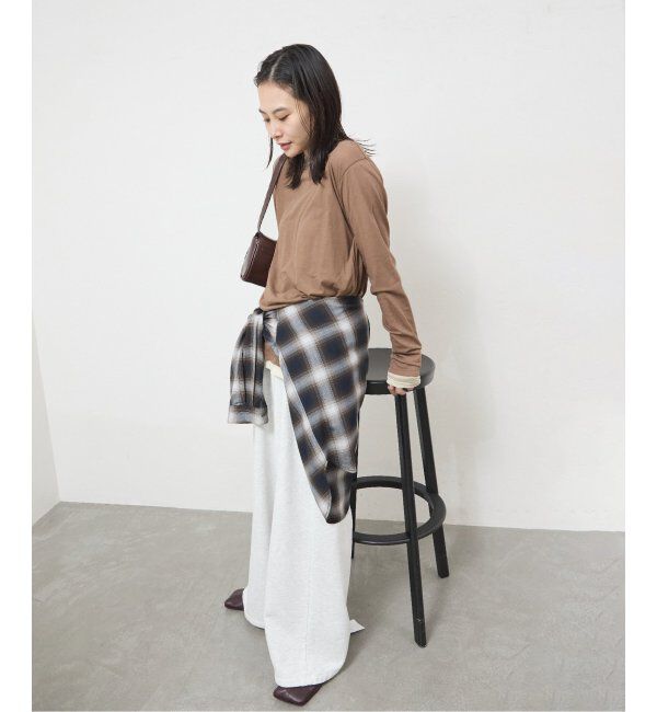 JOURNAL STANDARD「《追加2》クルーネックシアーロングTシャツ」|Tシャツ・カットソー|