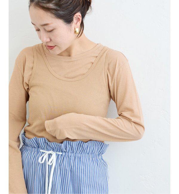 JOURNAL STANDARD「《追加3》クルーネックシアーロングTシャツ」|Tシャツ・カットソー|