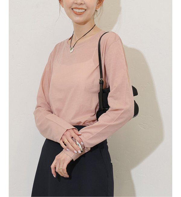 JOURNAL STANDARD「《追加3》クルーネックシアーロングTシャツ」|Tシャツ・カットソー|