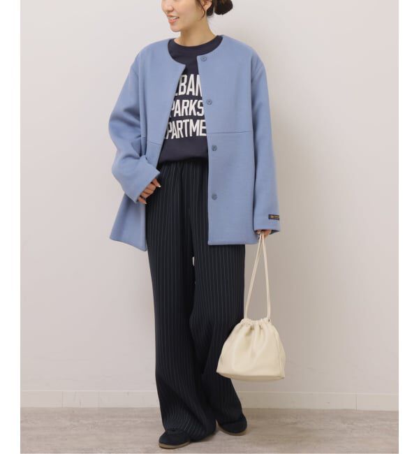 追加》スーパーファインビーバークルーネックコート（JOURNAL STANDARD