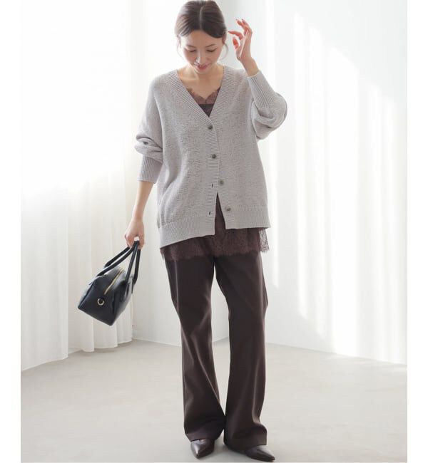 JOURNAL STANDARD relume「［26SS新作］テープヤーンニュアンスVカーディガン」|カーディガン|