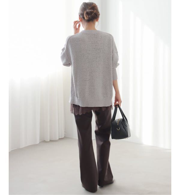 JOURNAL STANDARD relume「［26SS新作］テープヤーンニュアンスVカーディガン」|カーディガン|