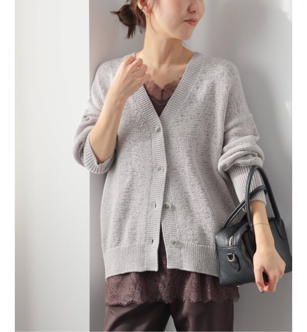 JOURNAL STANDARD relume「［26SS新作］テープヤーンニュアンスVカーディガン」|カーディガン|