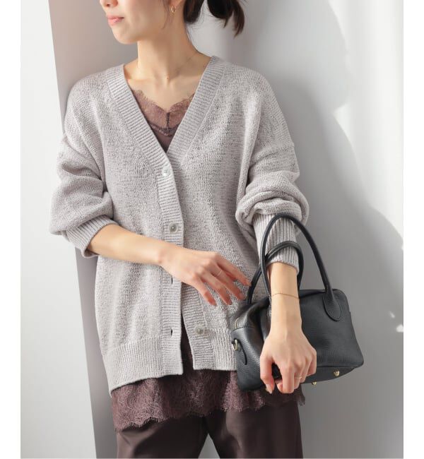 JOURNAL STANDARD relume「［26SS新作］テープヤーンニュアンスVカーディガン」|カーディガン|