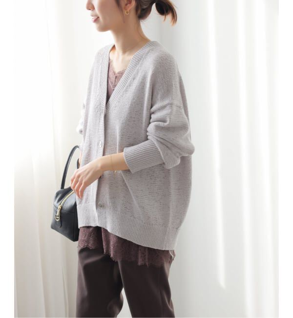 JOURNAL STANDARD relume「［26SS新作］テープヤーンニュアンスVカーディガン」|カーディガン|