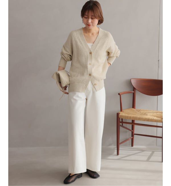 JOURNAL STANDARD relume「［26SS新作］テープヤーンニュアンスVカーディガン」|カーディガン|