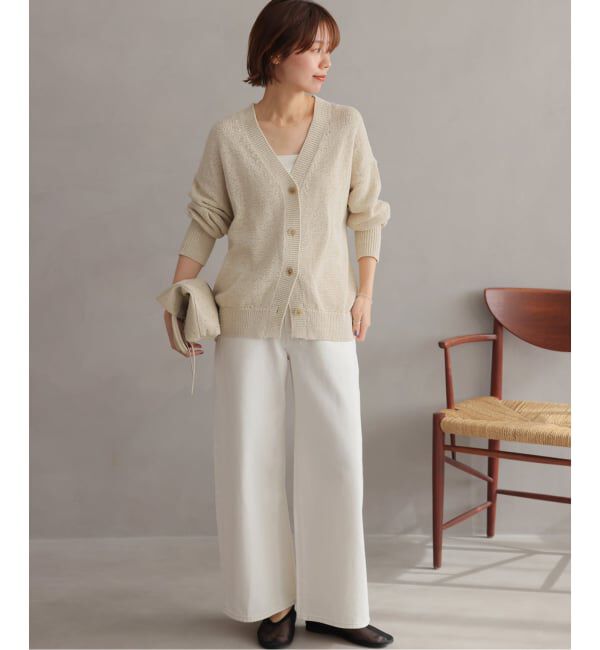 JOURNAL STANDARD relume「［26SS新作］テープヤーンニュアンスVカーディガン」|カーディガン|