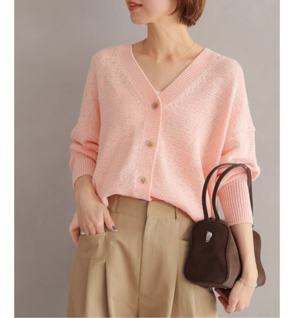 JOURNAL STANDARD relume「［26SS新作］テープヤーンニュアンスVカーディガン」|カーディガン|