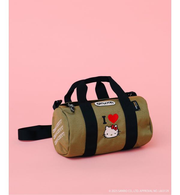 JOURNAL STANDARD「HELLO KITTY / ハローキティ 230 ROLLBOSTON SMALL」|ボストンバッグ|ベージュ