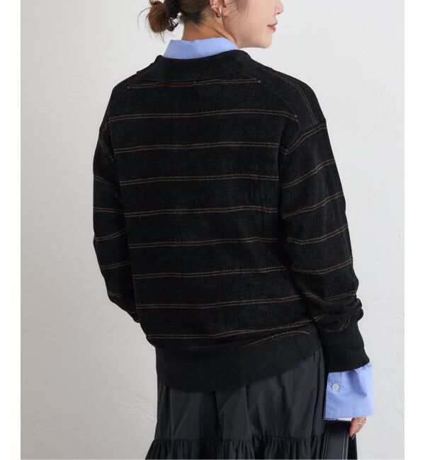 JOURNAL STANDARD「《追加2》ベロアニットロングスリーブポロシャツ」|ニット・セーター|