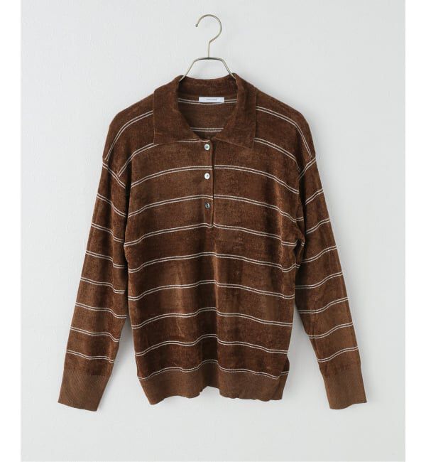 JOURNAL STANDARD「《追加2》ベロアニットロングスリーブポロシャツ」|ニット・セーター|