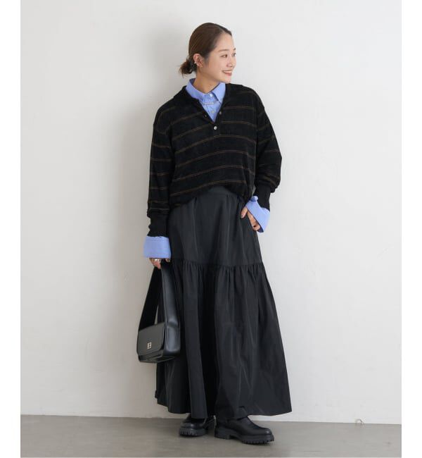 JOURNAL STANDARD「《追加2》ベロアニットロングスリーブポロシャツ」|ニット・セーター|