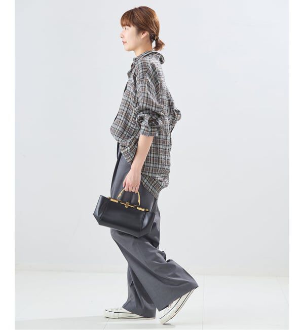 journal standard L'essage「《予約》チェックカシュクールシャツ」|シャツ・ブラウス|