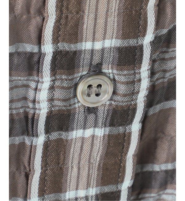 journal standard L'essage「《予約》チェックカシュクールシャツ」|シャツ・ブラウス|