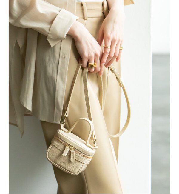 NOBLE「《追加》【ch!iii】MICRO VANITYバッグ」|ショルダー・メッセンジャー|ベージュ