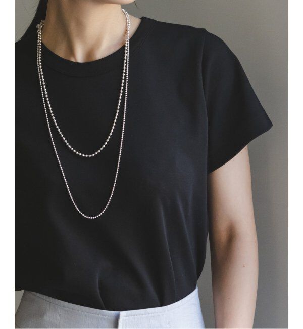 NOBLE「《追加》スビンコットンスムースコンパクトTシャツ」|Tシャツ・カットソー|