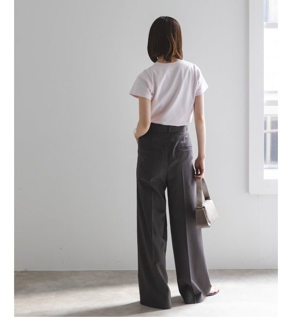 NOBLE「《追加》スビンコットンスムースコンパクトTシャツ」|Tシャツ・カットソー|