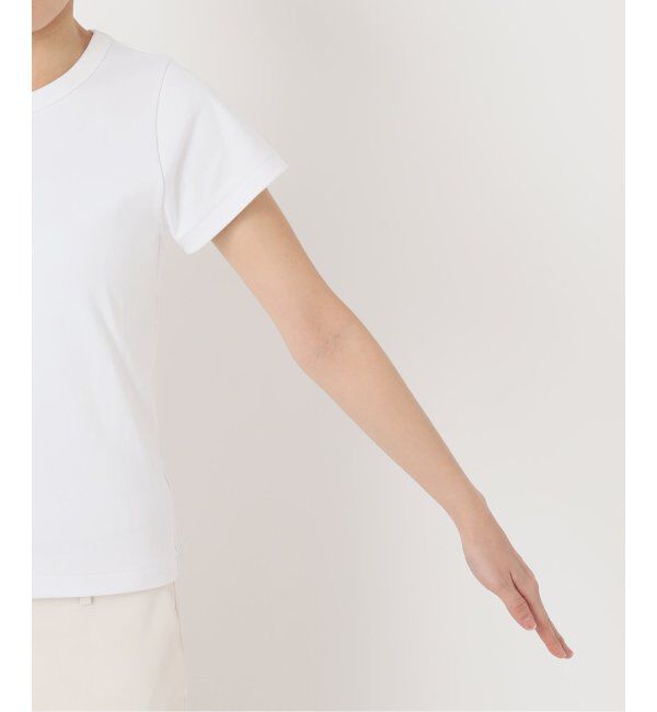 NOBLE「《追加》スビンコットンスムースコンパクトTシャツ」|Tシャツ・カットソー|