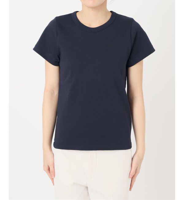 NOBLE「《追加》スビンコットンスムースコンパクトTシャツ」|Tシャツ・カットソー|