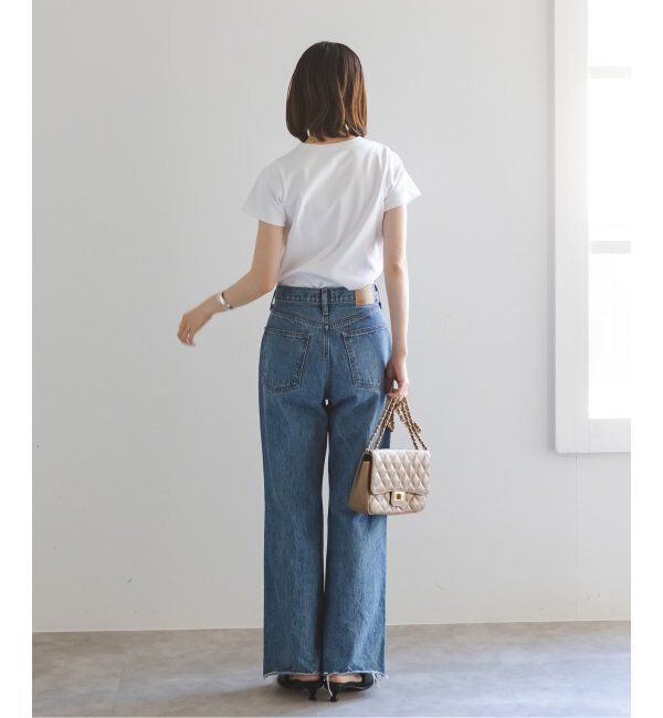 NOBLE「《追加》スビンコットンスムースコンパクトTシャツ」|Tシャツ・カットソー|