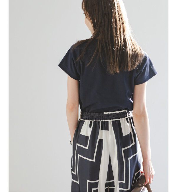 NOBLE「《追加》スビンコットンスムースコンパクトTシャツ」|Tシャツ・カットソー|