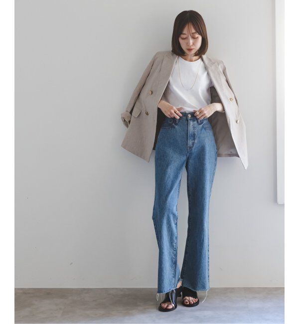 NOBLE「《追加》スビンコットンスムースコンパクトTシャツ」|Tシャツ・カットソー|