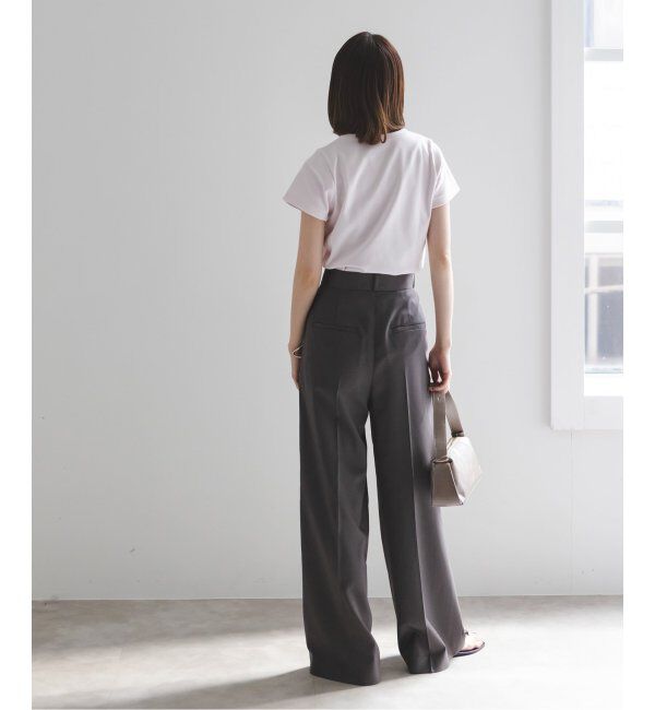 NOBLE「《追加》スビンコットンスムースコンパクトTシャツ」|Tシャツ・カットソー|