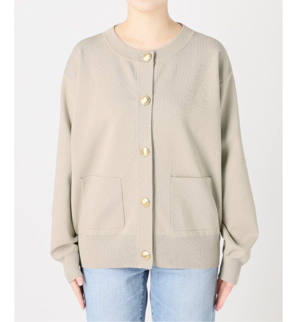 Spick and Span「《WEB限定 / 追加2》ウォッシャブクルーネックカーディガン」|カーディガン|