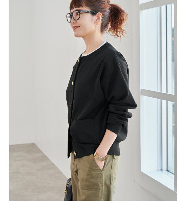 Spick and Span「《WEB限定 / 追加》ウォッシャブルクルーネックカーディガン」|カーディガン|