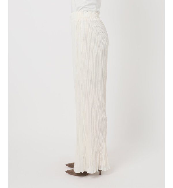 NOBLE「ファジーシフォンランダムプリーツパンツ」|その他|