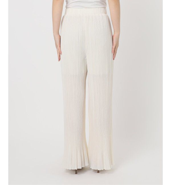 NOBLE「ファジーシフォンランダムプリーツパンツ」|その他|