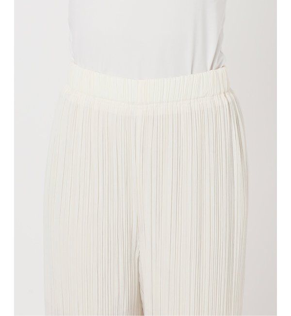 NOBLE「ファジーシフォンランダムプリーツパンツ」|その他|