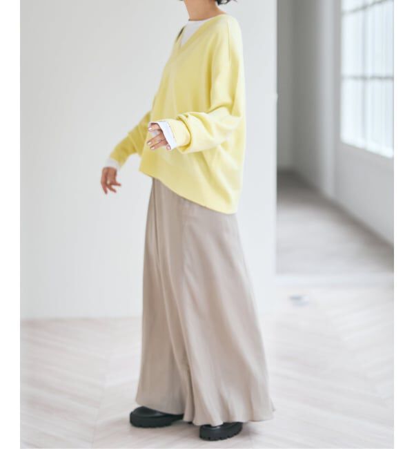 Spick and Span「カシミヤVネックプルオーバー」|ニット・セーター|