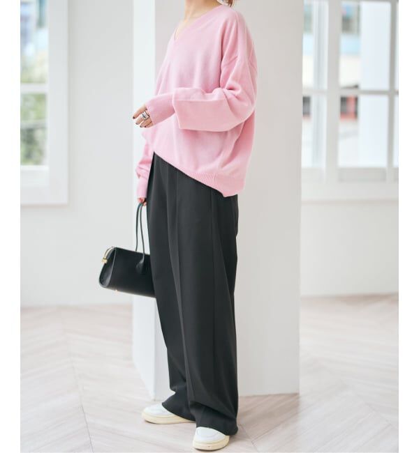 Spick and Span「カシミヤVネックプルオーバー」|ニット・セーター|