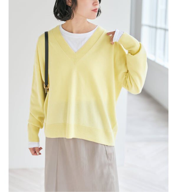 Spick and Span「カシミヤVネックプルオーバー」|ニット・セーター|