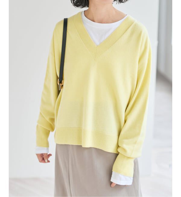Spick and Span「カシミヤVネックプルオーバー」|ニット・セーター|