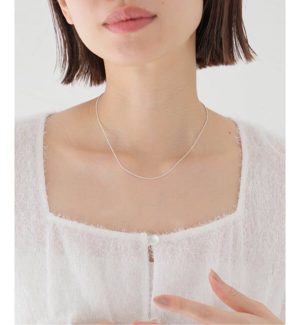 U by SPICK&SPAN「poly Things / ポリー シングス Curb Chain 40cm」|ネックレス|