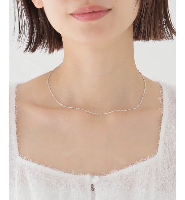 U by SPICK&SPAN「poly Things / ポリー シングス Figaro 1:1 Chain 40cm」|ネックレス|