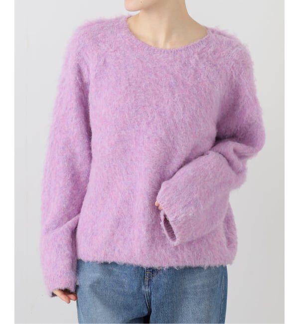  「ウール混クルーネックプルオーバー」|ニット・セーター|