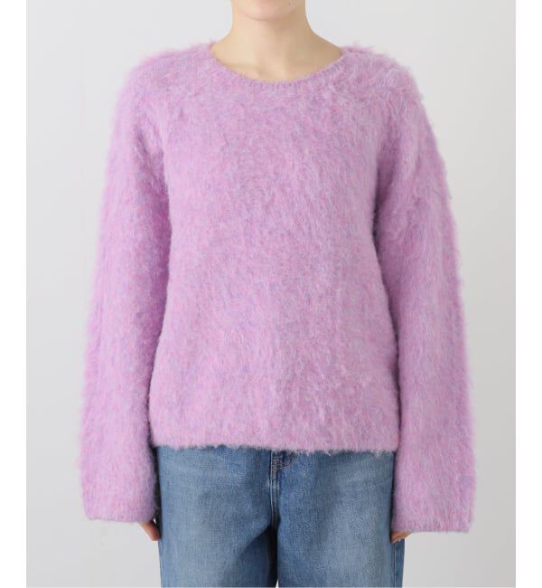  「ウール混クルーネックプルオーバー」|ニット・セーター|