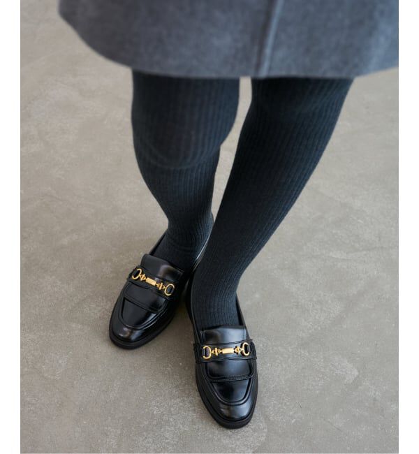  「フラップビットローファー」|ローファー|ブラック A