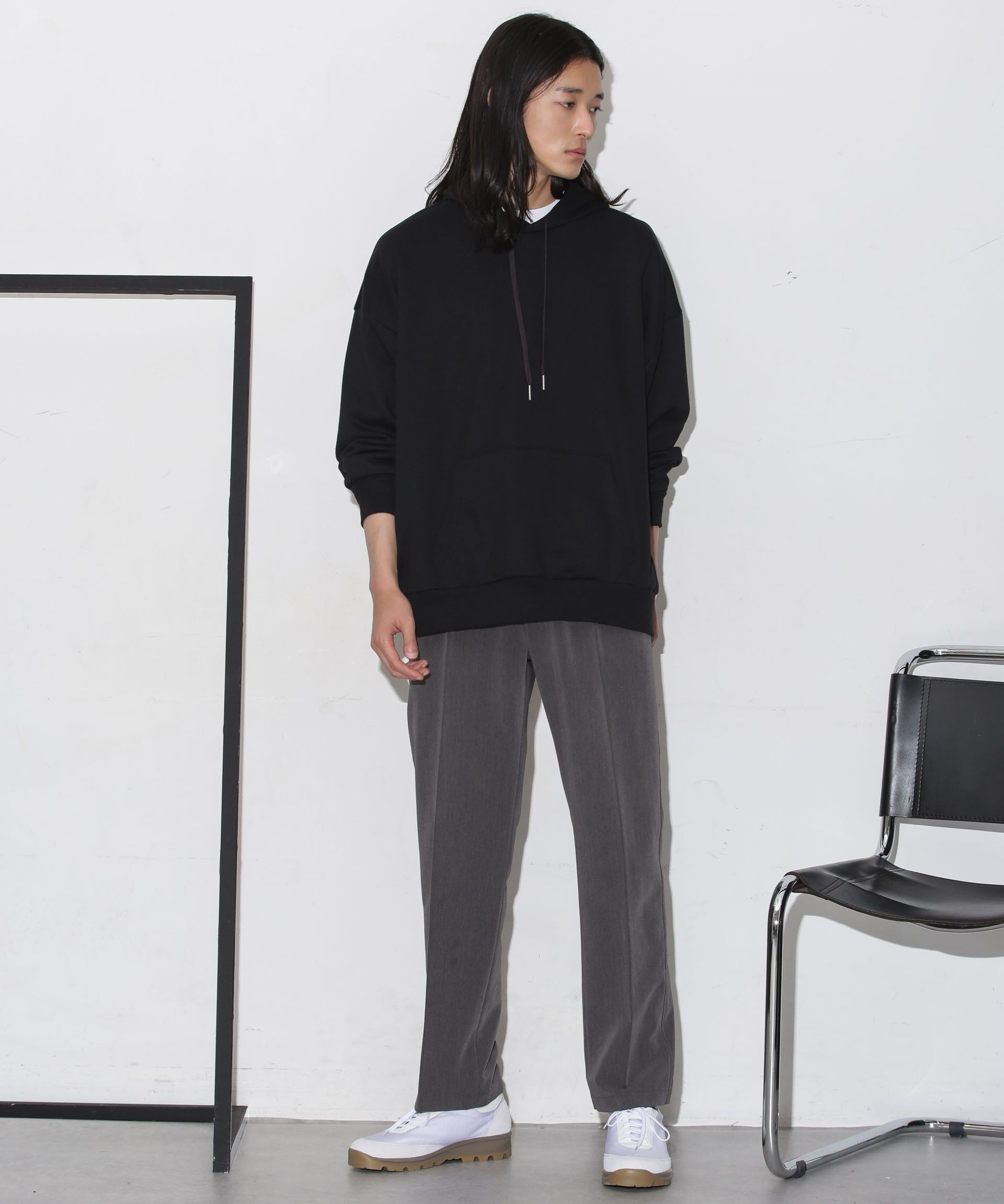 nano･universe「ビックシルエットフーディー」|パーカー|