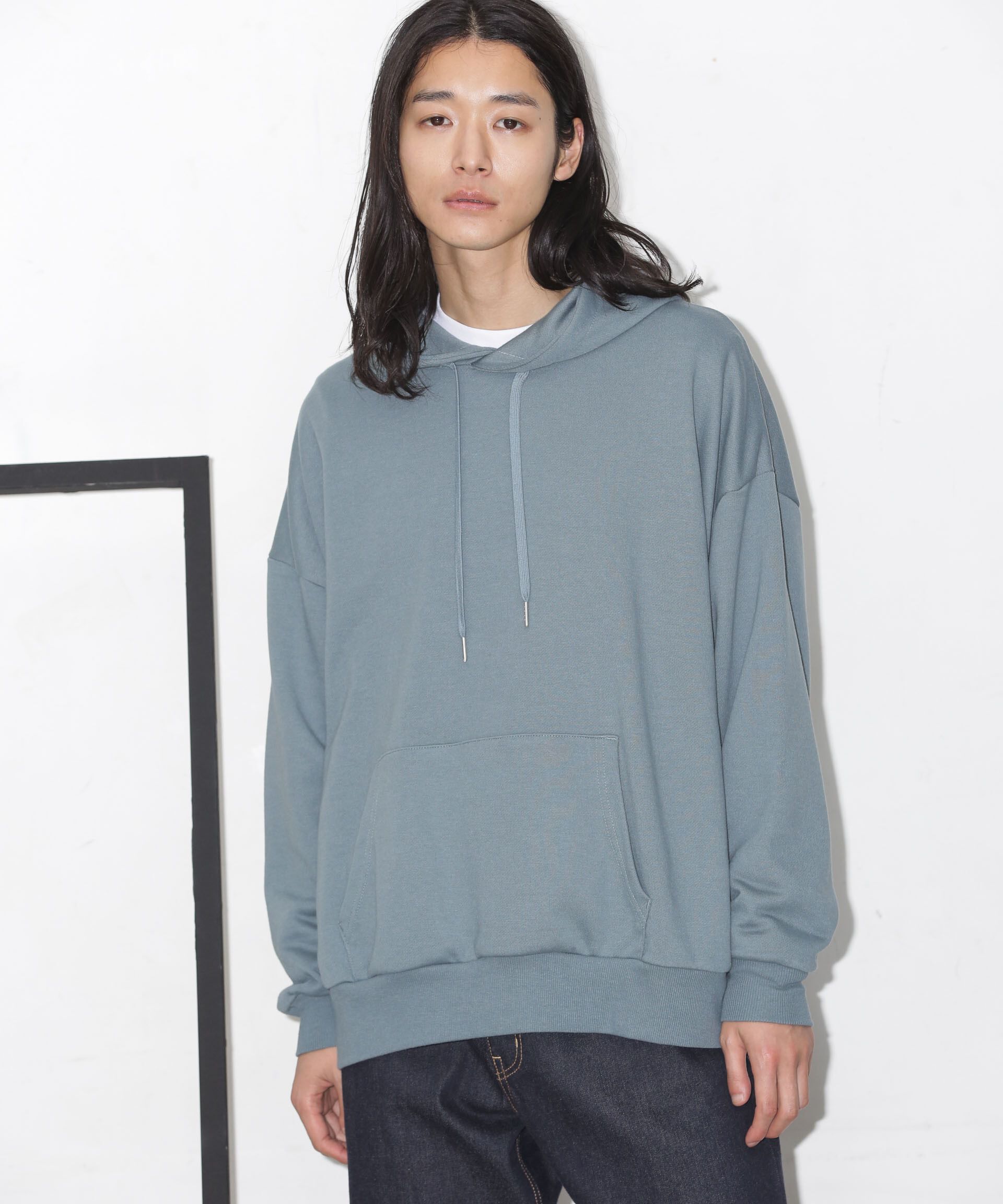 nano･universe「ビックシルエットフーディー」|パーカー|