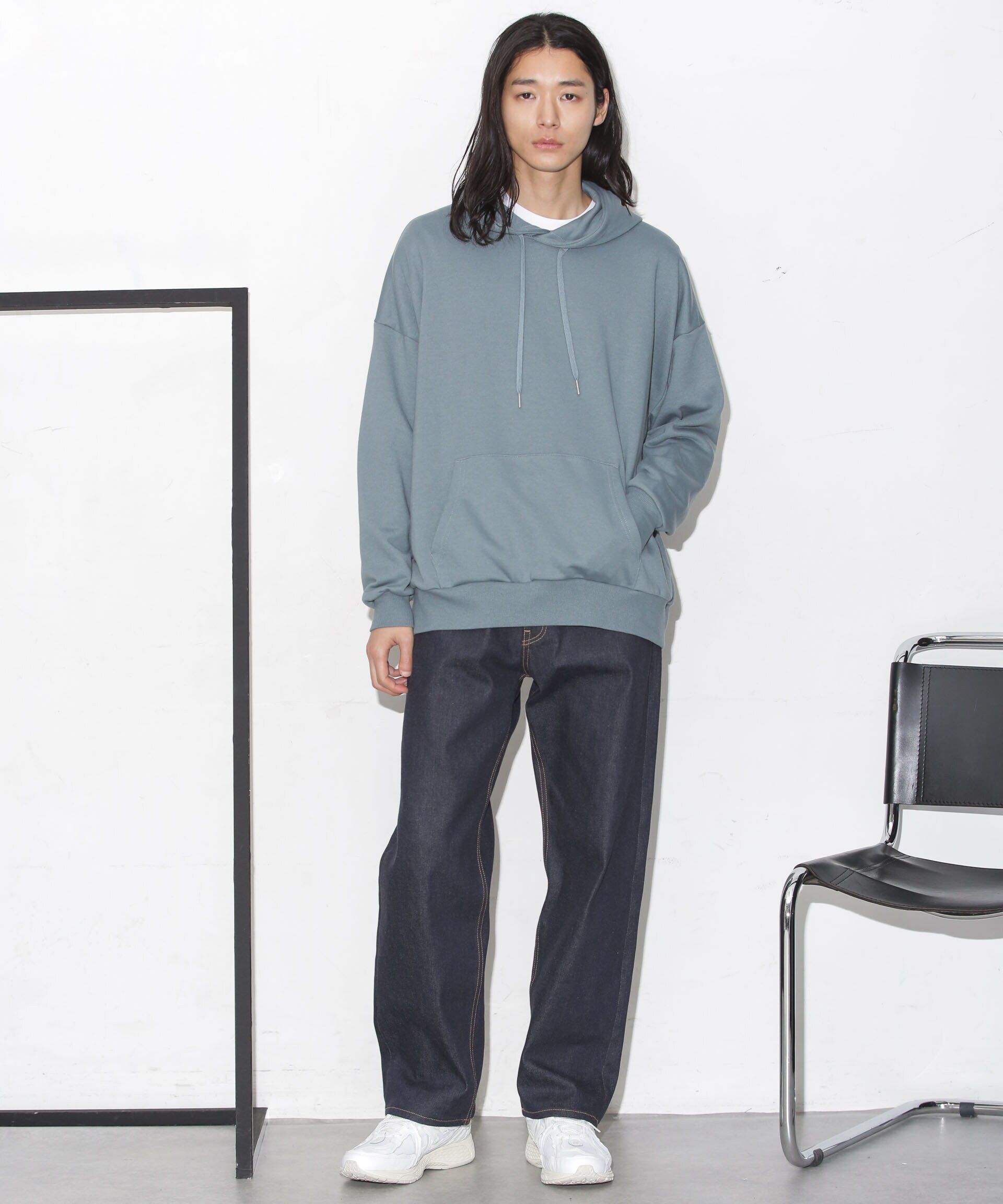 nano･universe「ビックシルエットフーディー」|パーカー|