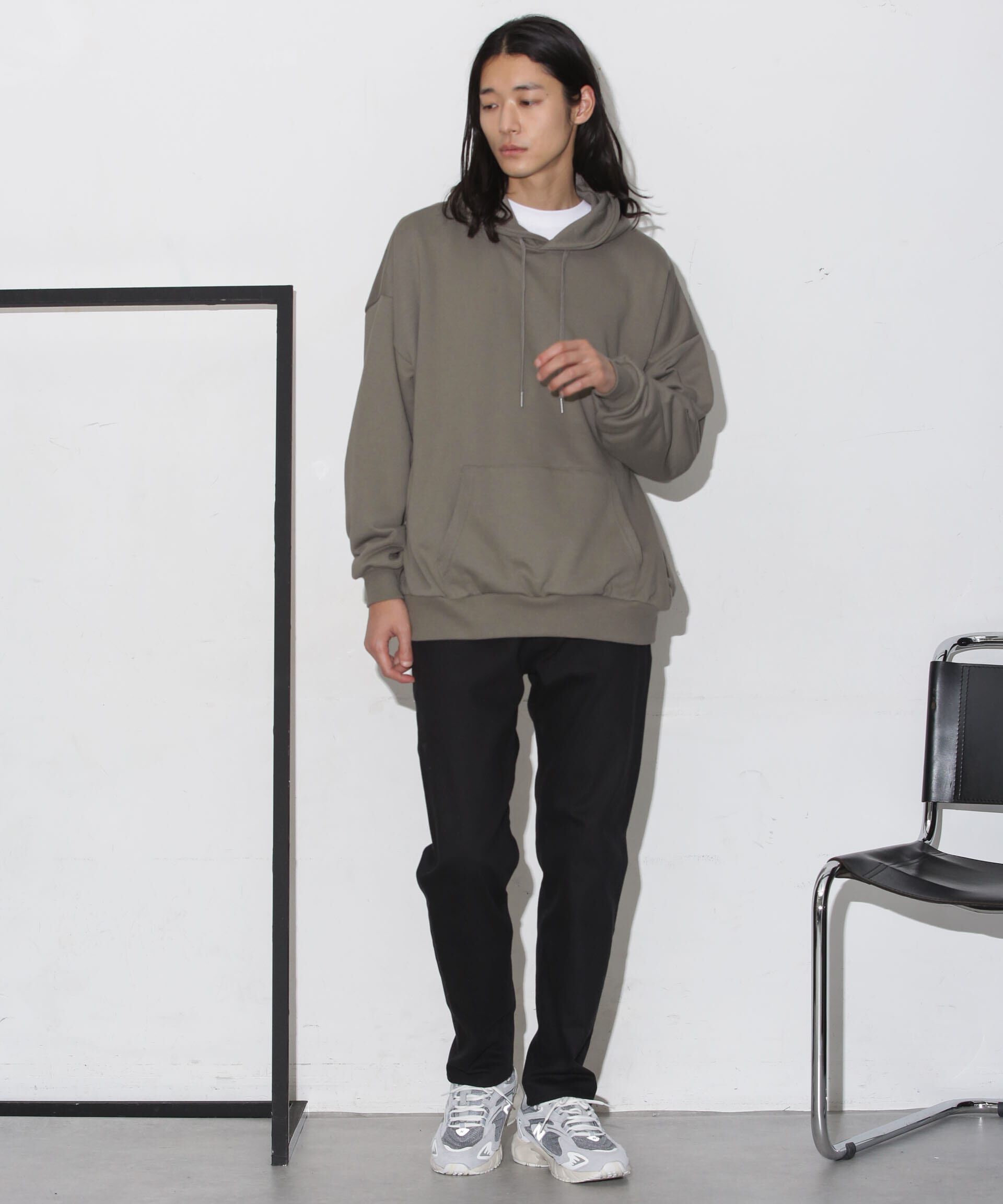 nano･universe「ビックシルエットフーディー」|パーカー|