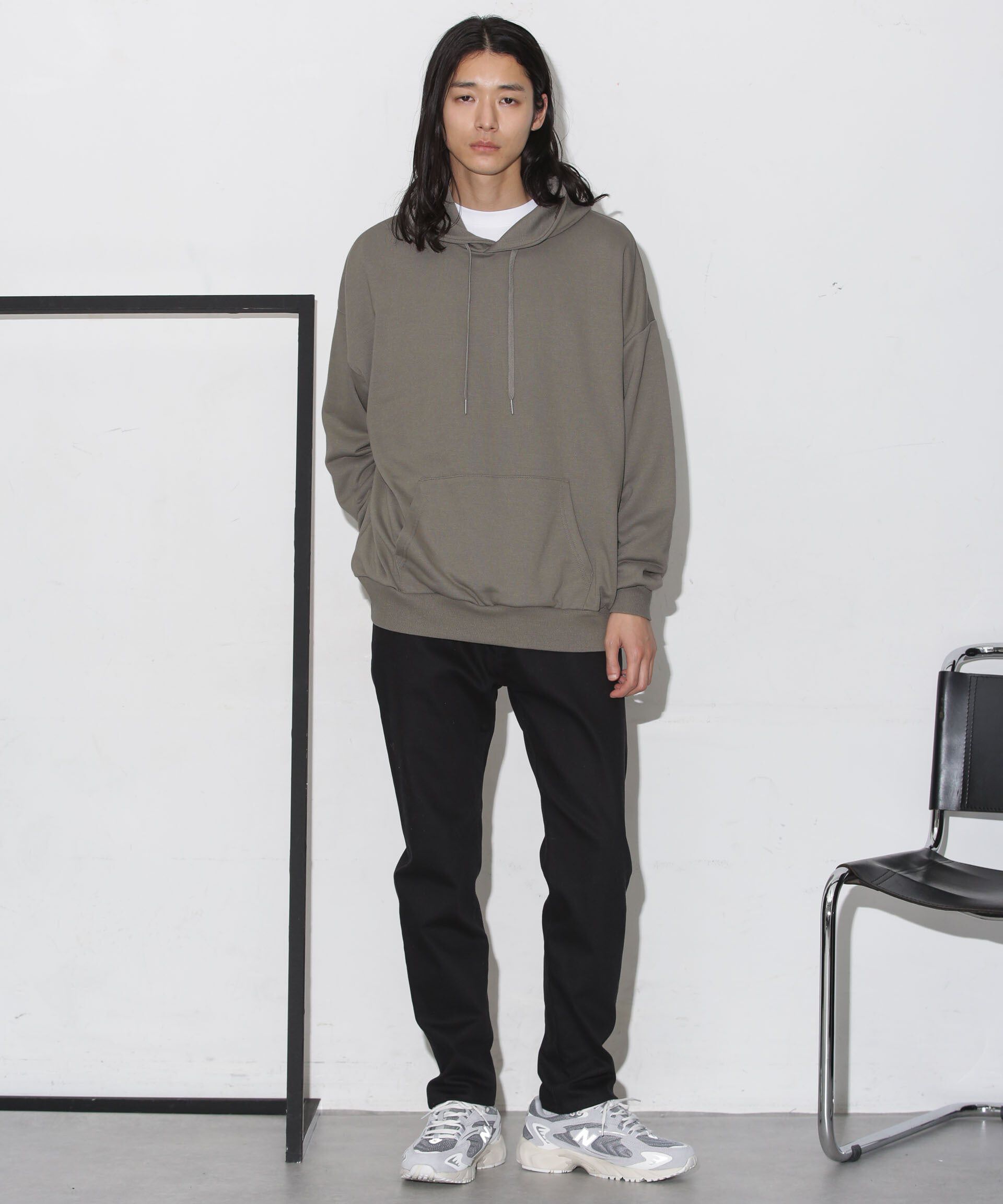 nano･universe「ビックシルエットフーディー」|パーカー|