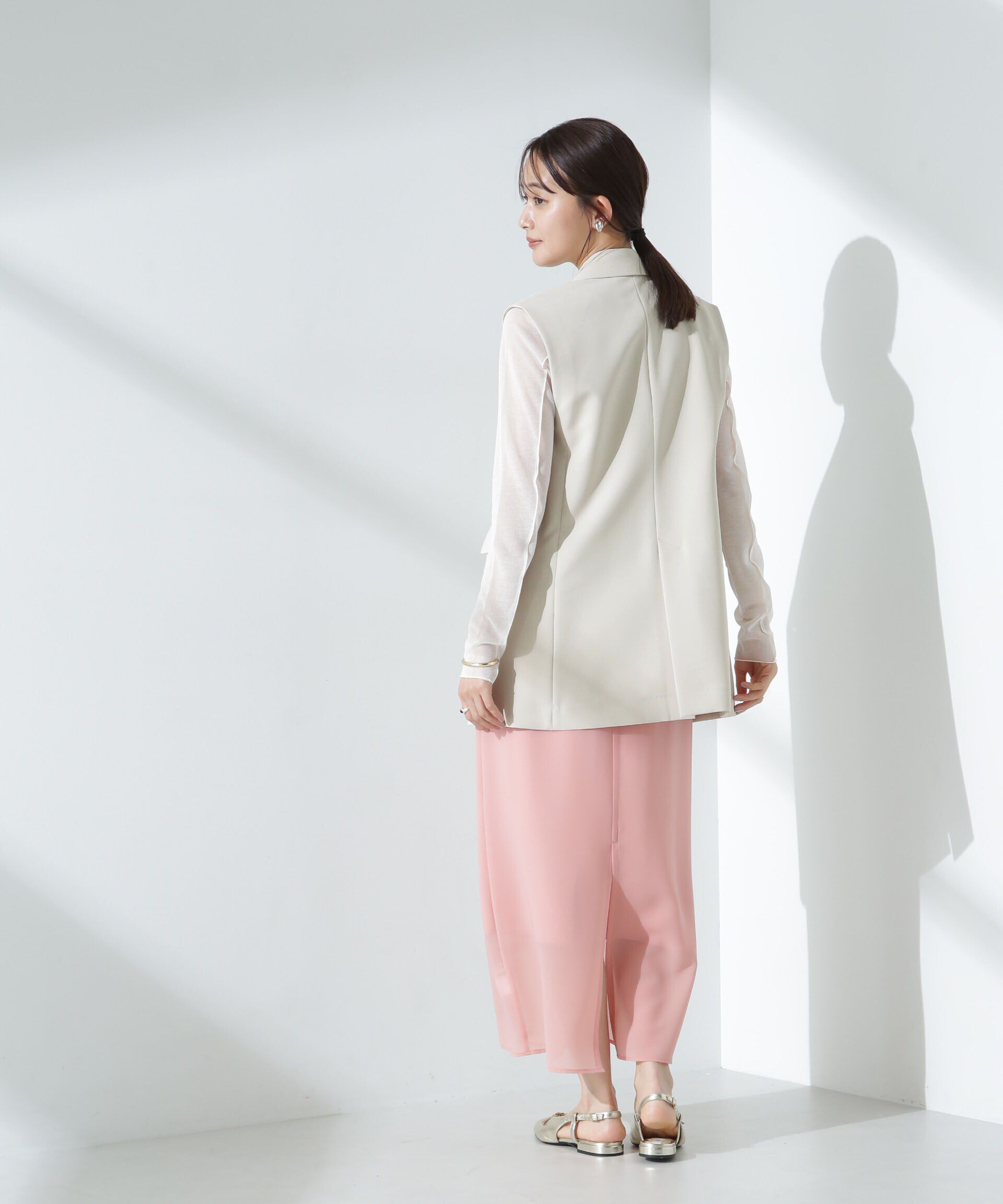 nano･universe「デイリーファンクション ダブルジレ(セットアップ可)」|テーラードジャケット|