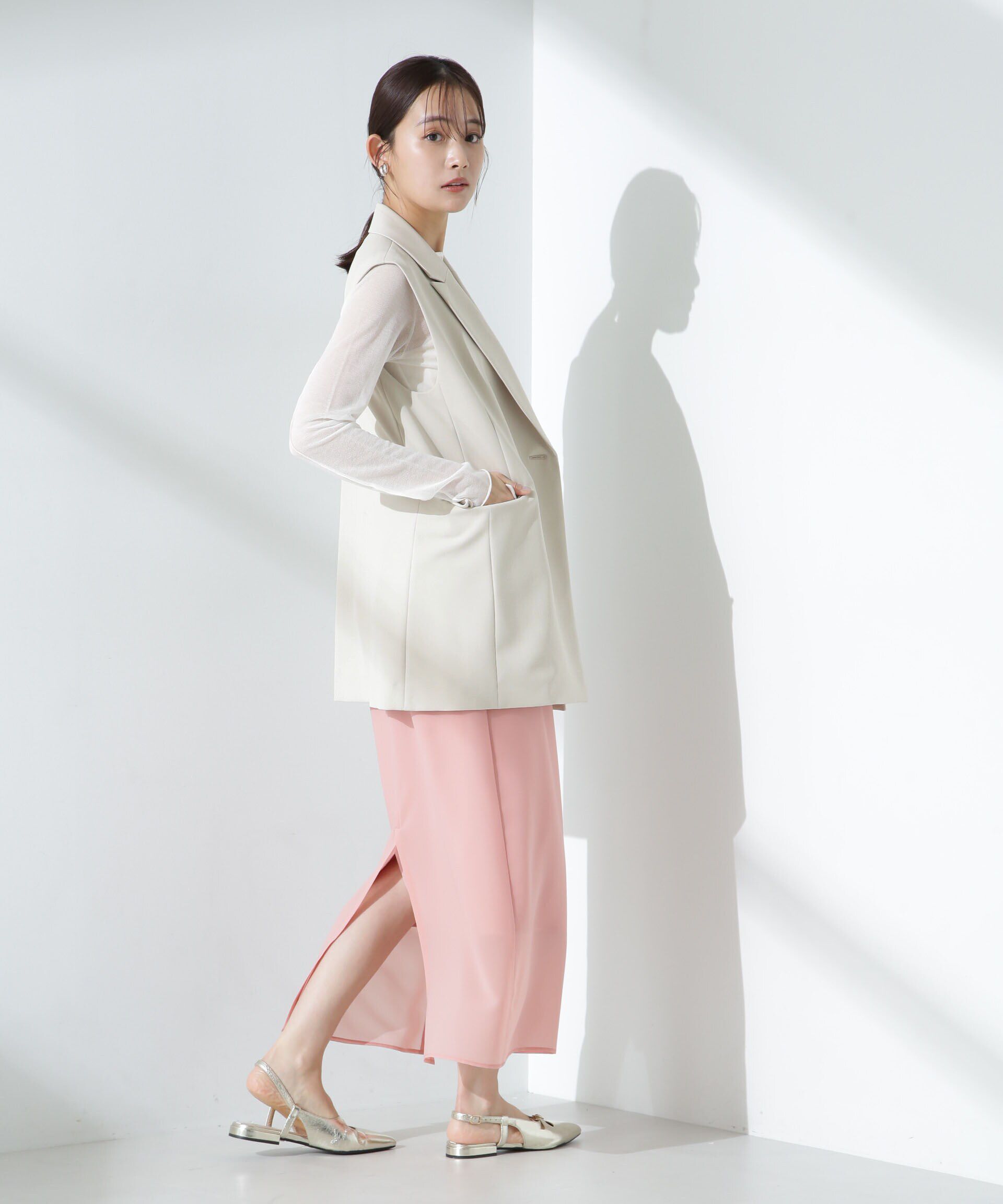 nano･universe「デイリーファンクション ダブルジレ(セットアップ可)」|テーラードジャケット|