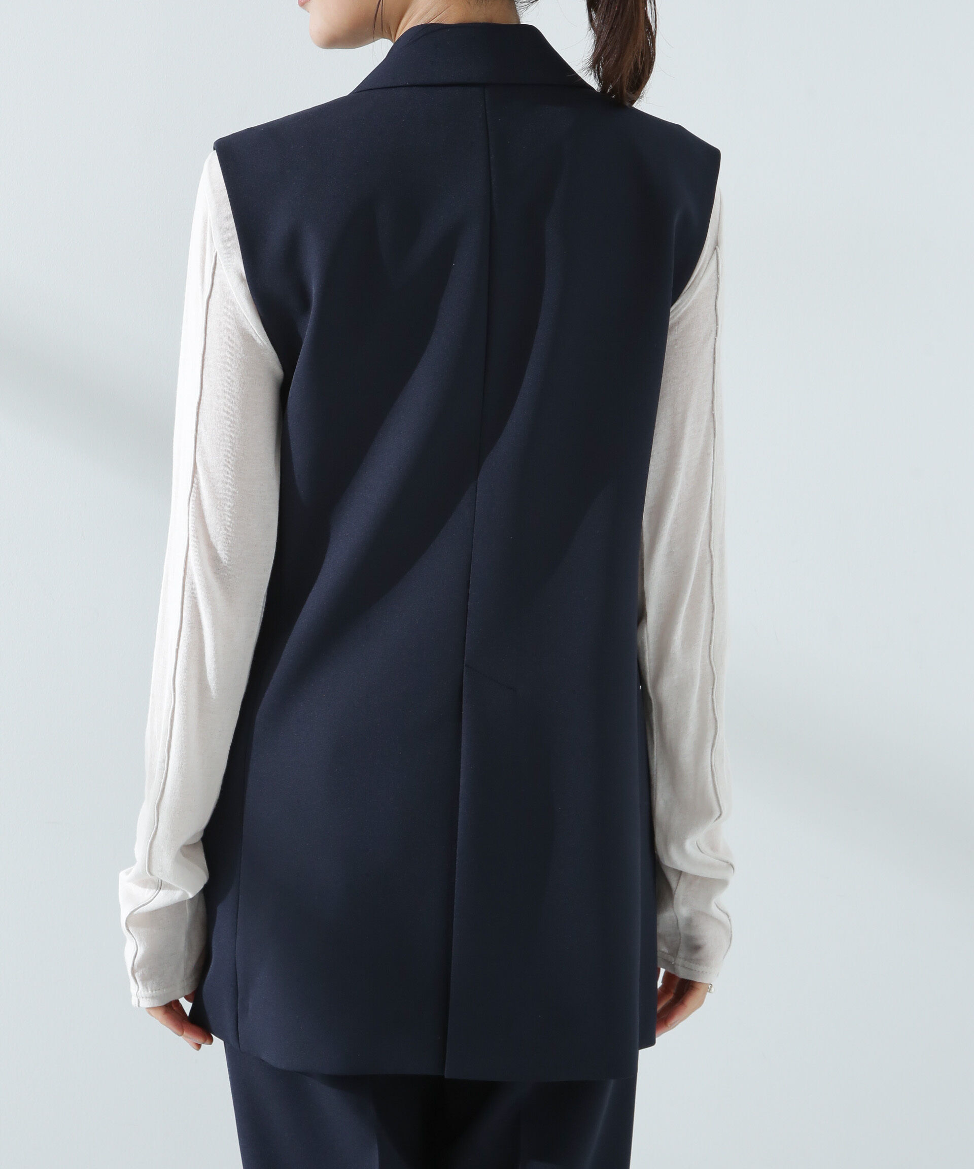 nano･universe「デイリーファンクション ダブルジレ(セットアップ可)」|テーラードジャケット|