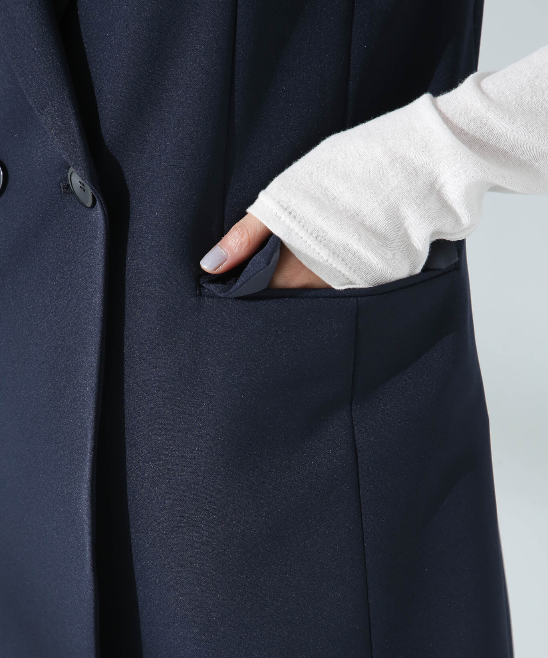 nano･universe「デイリーファンクション ダブルジレ(セットアップ可)」|テーラードジャケット|